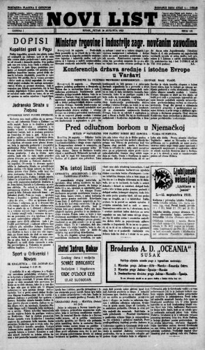 Novi list (1932-1934)