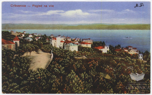 Crikvenica : Pogled na vile