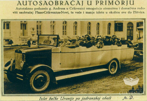 Autosaobraćaj u Primorju. Izlet bečke Uranije po jadranskoj obali.