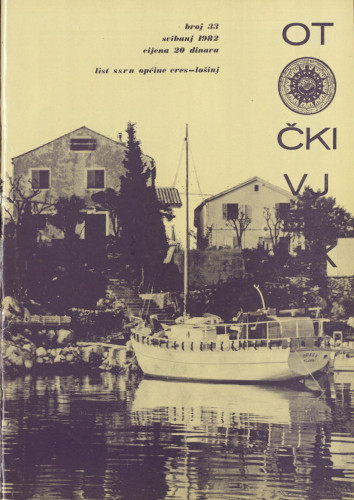 Otočki vjesnik, br. 33 .God.4, br. 33 (1982) : list SSRN općine Cres-Lošinj