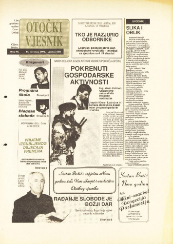 Otočki vjesnik, br. 92 .God.13, br. 92 (1991) : list građana općine Cres-Lošinj