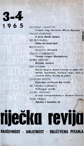 God.14 (1965), br. 3-4 : Riječka revija