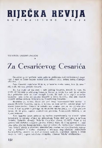 God. 9 (1960), br. 4 : Riječka revija