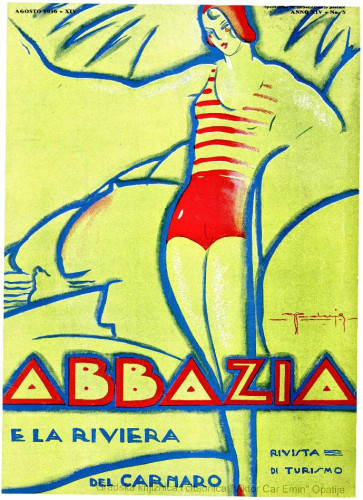A. 14 (1936), no. 8 : Abbazia e la Riviera del Carnaro