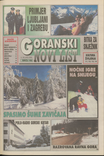 2000, br. 46 : Goranski Novi list