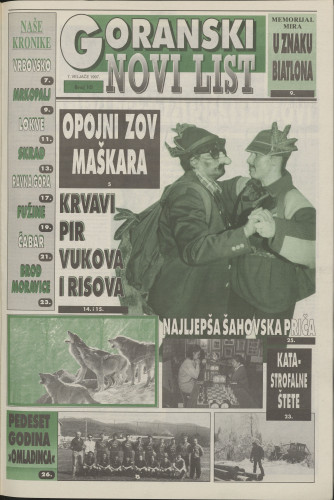 1997, br. 10 : Goranski Novi list