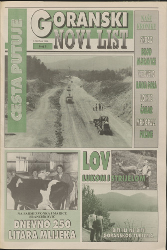 1996, br. 3 : Goranski Novi list