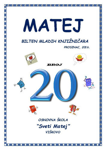 2016, br. 20 : Matej
