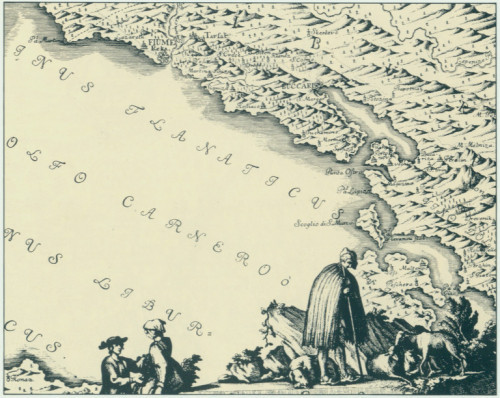 "Ducatus Carnioliae tabula chorografica / Florijančić, de Grienfeld, (Florjantschitsch) Ivan Dizma, 1691-1757 ; Smokvina, Miljenko (autor fotografija)
