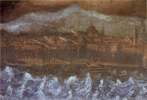 Riječka obala / Metzinger, Valentin (1699-1759) ; Smokvina, Miljenko (autor fotografija)