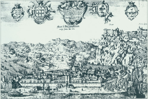 Statt S. Veith am pflaum, oder vulgo fiume oder reka. / Valvasor, Janez Vajkard, 1641-1693 ; Smokvina, Miljenko (autor fotografija)