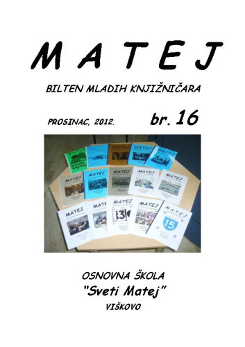 2012, br. 16 : Matej