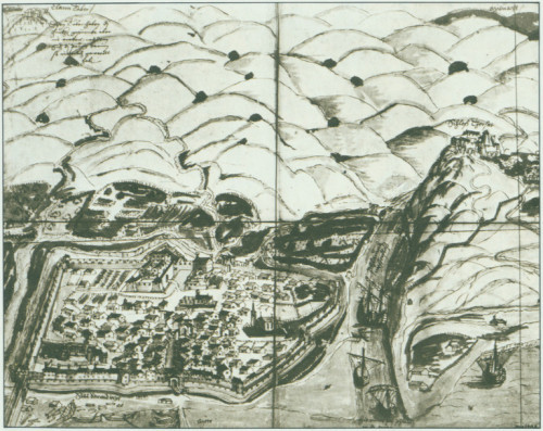 Rijeka s Martinšćicom. Detalj 1. / Klobučarić, Ivan, 1550-1605 ; Smokvina, Miljenko (autor fotografija)