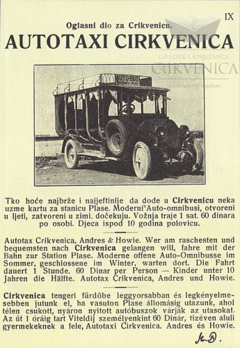 Autotaxi Crikvenica