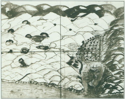 Rijeka s Martinšćicom. Detalj 2. / Klobučarić, Ivan, 1550-1605 ; Smokvina, Miljenko (autor fotografija)